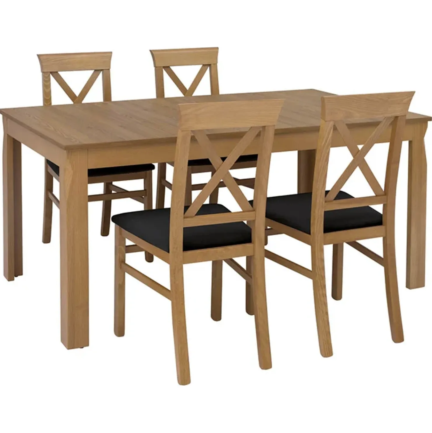 Garnero Arredamenti Tavolo allungabile 160/200x76cm rovere scuro Lucca Hot