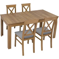 Garnero Arredamenti Tavolo allungabile 160/200x76cm rovere scuro Lucca Hot