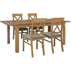 Garnero Arredamenti Tavolo allungabile 160/200x76cm rovere scuro Lucca Hot