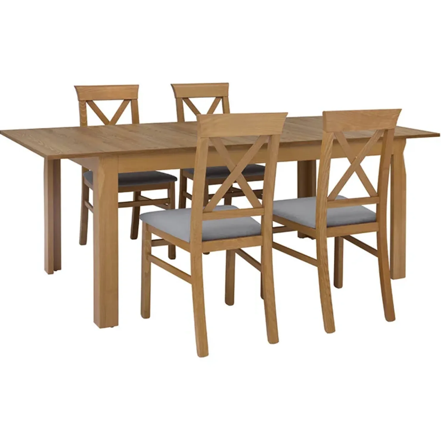 Garnero Arredamenti Tavolo allungabile 160/200x76cm rovere scuro Lucca Hot