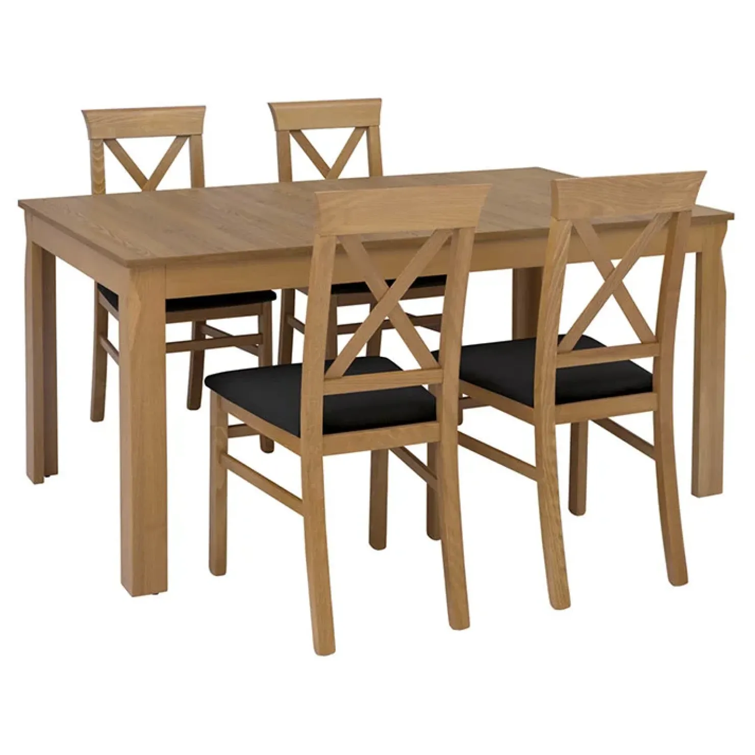 Garnero Arredamenti Tavolo allungabile 160/200x76cm rovere scuro Lucca Hot