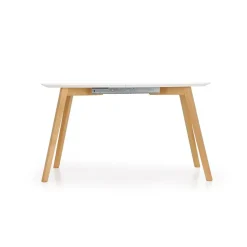 Garnero Arredamenti Tavolo 160/200cm allungabile bianco opaco rovere Giove Gihome® Best