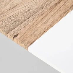 Garnero Arredamenti Tavolo 160/200cm allungabile bianco opaco rovere Giove Gihome® Best