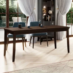 Garnero Arredamenti Tavolo 160/240cm allungabile da pranzo rovere scuro Umag Outlet