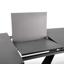 Garnero Arredamenti Tavolo 160/220cm allungabile moderno grigio scuro nero Sienna Hot