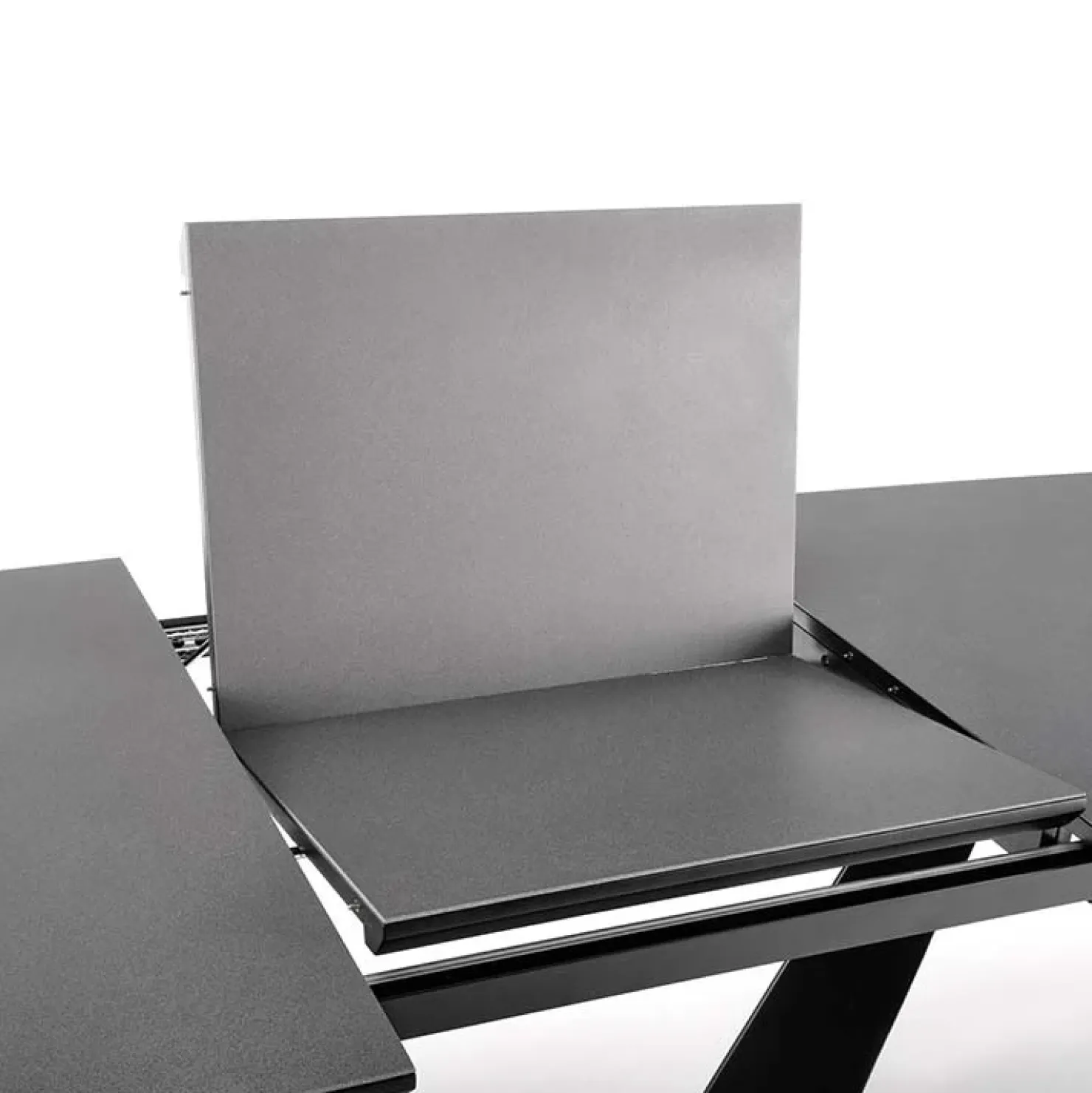 Garnero Arredamenti Tavolo 160/220cm allungabile moderno grigio scuro nero Sienna Hot