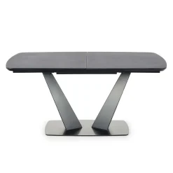 Garnero Arredamenti Tavolo 160/220cm allungabile moderno grigio scuro nero Sienna Hot