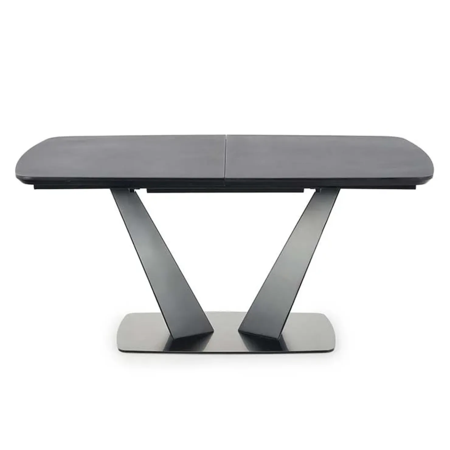 Garnero Arredamenti Tavolo 160/220cm allungabile moderno grigio scuro nero Sienna Hot