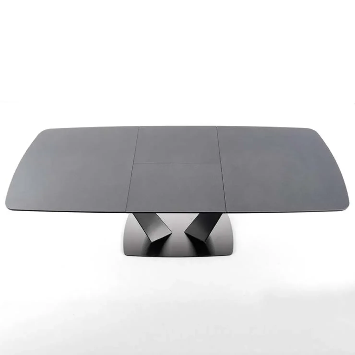 Garnero Arredamenti Tavolo 160/220cm allungabile moderno grigio scuro nero Sienna Hot