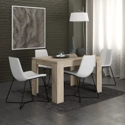 Garnero Arredamenti Tavolo 120/160cm allungabile moderno legno chiaro Atena Rovere Online
