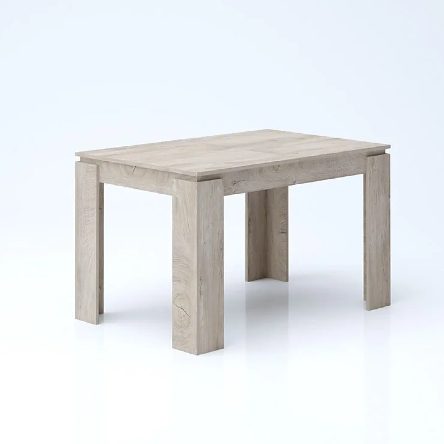 Garnero Arredamenti Tavolo 120/160cm allungabile moderno legno chiaro Atena Rovere Online