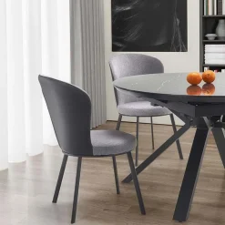 Garnero Arredamenti Tavolo 130/180cm allungabile moderno marmo nero Aspen Clearance