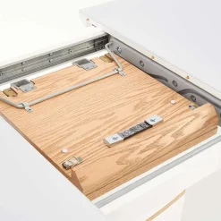 Garnero Arredamenti Tavolo 140/180cm allungabile moderno bianco lucido quercia Driade Hot