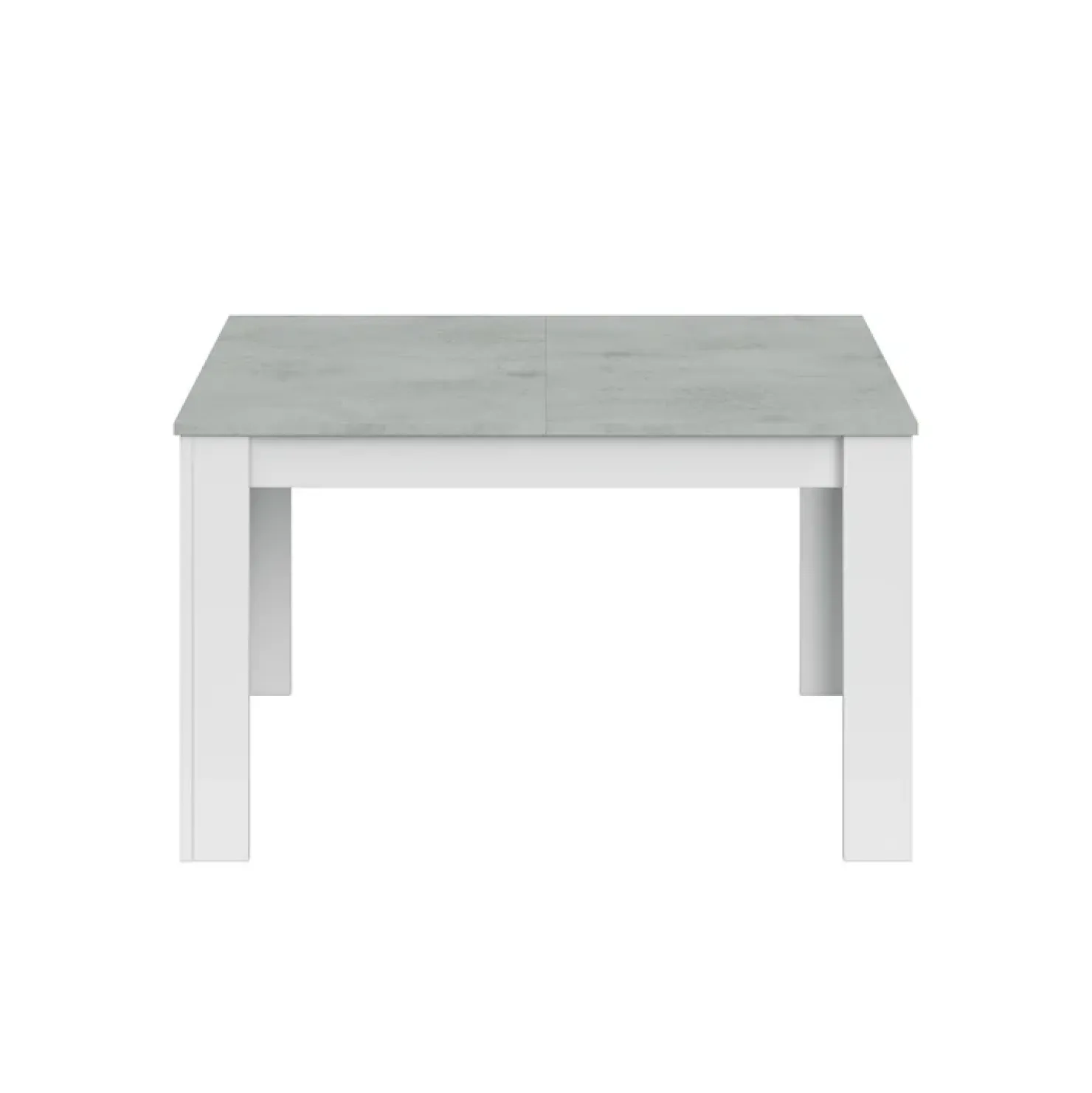 Garnero Arredamenti Tavolo 140/190cm allungabile moderno bianco opaco cemento Zander Clearance