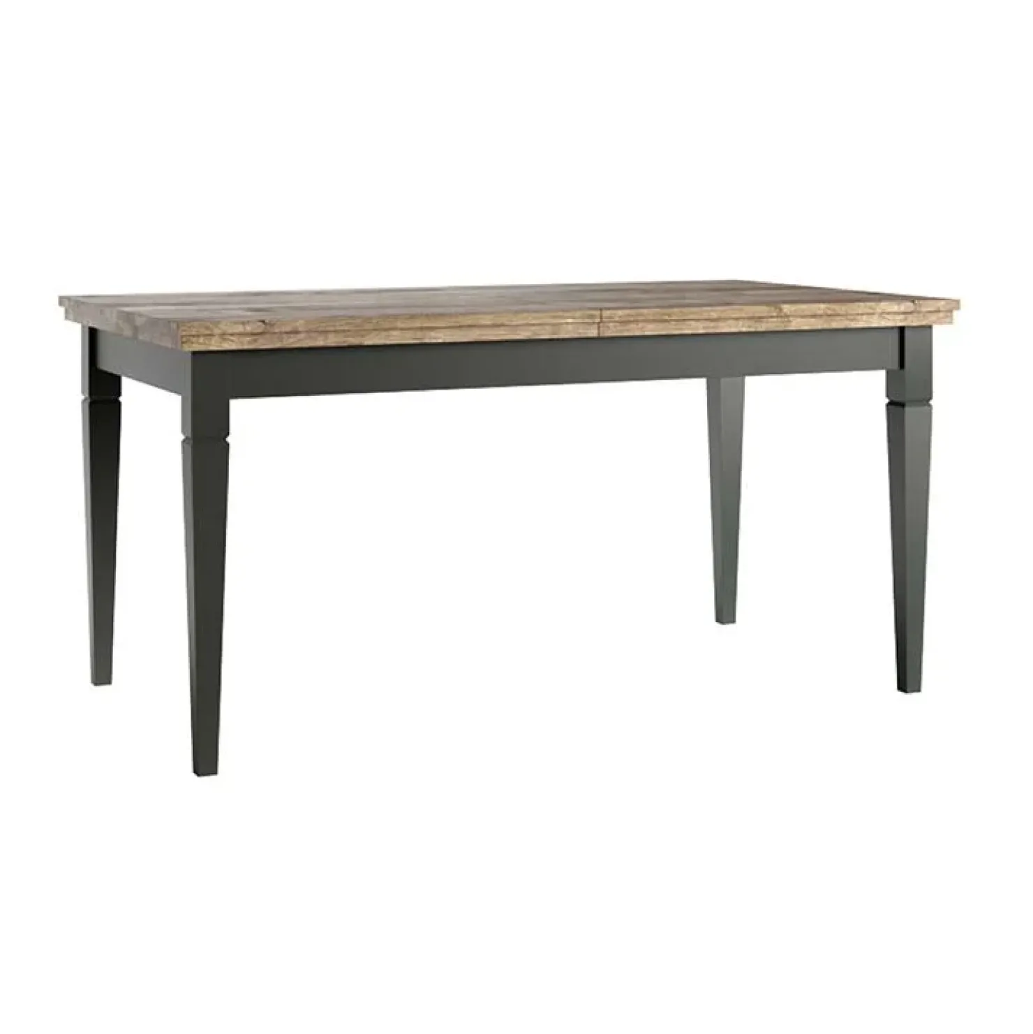 Garnero Arredamenti Tavolo 160/200/240cm allungabile moderno scuro quercia Texel Verde