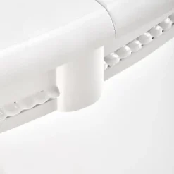 Garnero Arredamenti Tavolo 90/124cm allungabile rotondo moderno bianco Circle Bianco Opaco Outlet