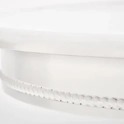 Garnero Arredamenti Tavolo 90/124cm allungabile rotondo moderno bianco Circle Bianco Opaco Outlet