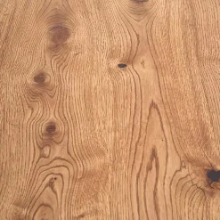 Garnero Arredamenti Tavolo 160/250cm allungabile rovere nodato acciaio nero Cardiff Clearance