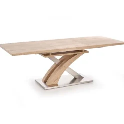 Garnero Arredamenti Tavolo 160/220cm allungabile rovere sonoma Iride Gihome® Rovere - Grigio Sale