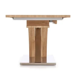 Garnero Arredamenti Tavolo 160/220cm allungabile rovere sonoma Iride Gihome® Rovere - Grigio Sale