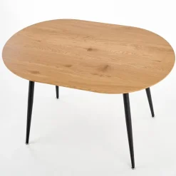 Garnero Arredamenti Tavolo 120/160cm allungabile rovere naturale nero Oreon Hot