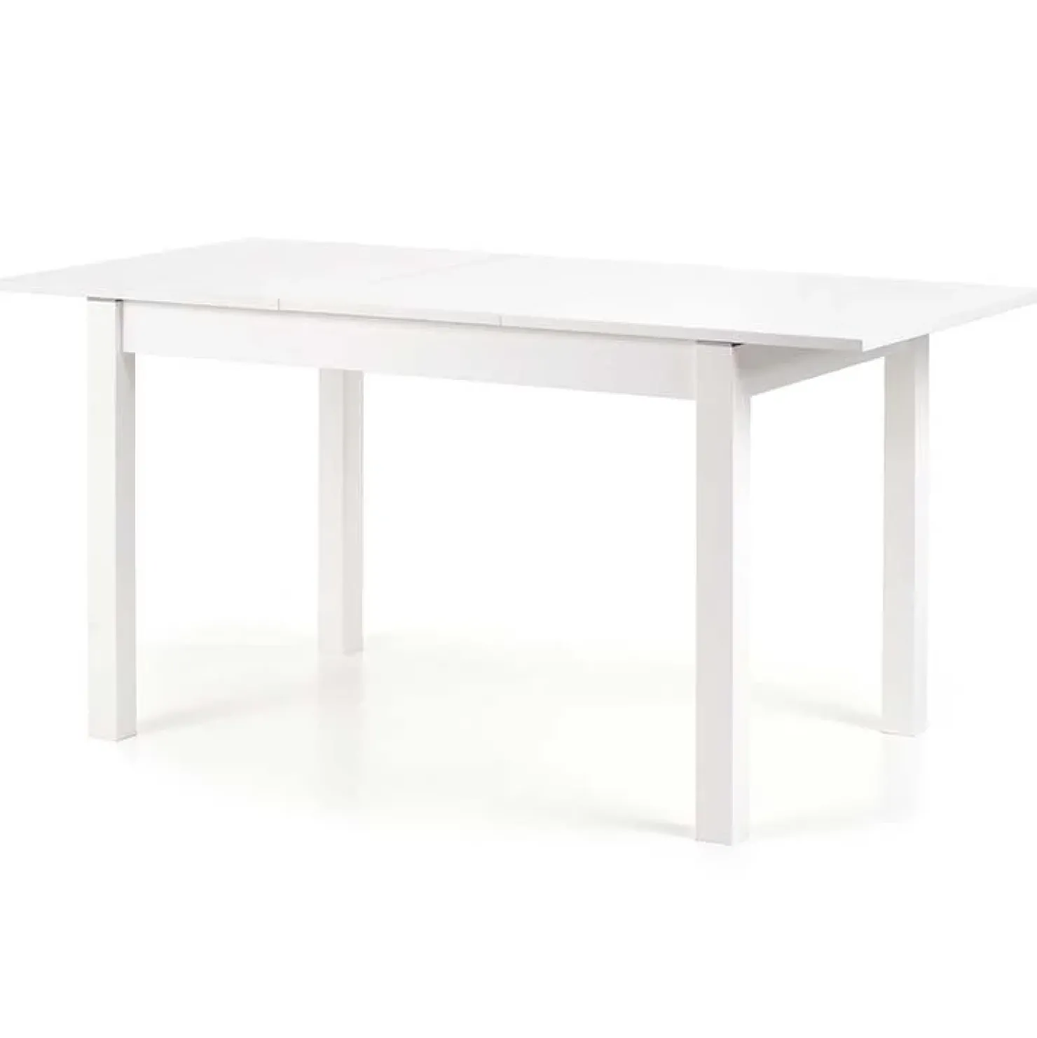 Garnero Arredamenti Tavolo 118/158cm allungabile salvaspazio moderno bianco Iceberg Bianco Opaco Hot