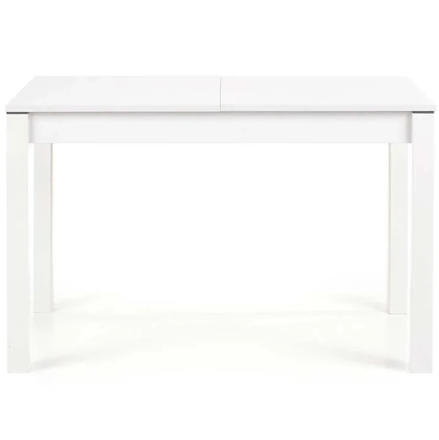 Garnero Arredamenti Tavolo 118/158cm allungabile salvaspazio moderno bianco Iceberg Bianco Opaco Hot