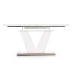 Garnero Arredamenti Tavolo 160/220cm bianco lucido Gerbera Gihome® da pranzo allungabile Online