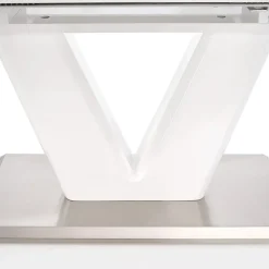 Garnero Arredamenti Tavolo 160/220cm bianco lucido Gerbera Gihome® da pranzo allungabile Online