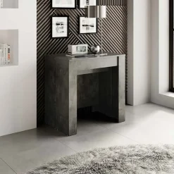 Garnero Arredamenti Tavolo 54/252cm consolle allungabile nobilitato Violette Ossido Online