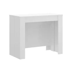 Garnero Arredamenti Tavolo 51/237cm consolle allungabile moderno bianco lucido Demetra Discount
