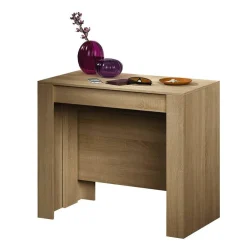 Garnero Arredamenti Tavolo 51/237cm consolle allungabile moderno rovere chiaro Venere