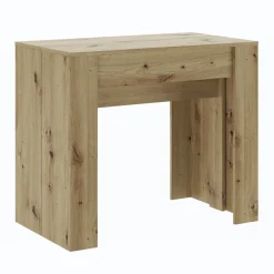 Garnero Arredamenti Tavolo 52/238cm consolle allungabile moderno Virginia Rovere Rustico New