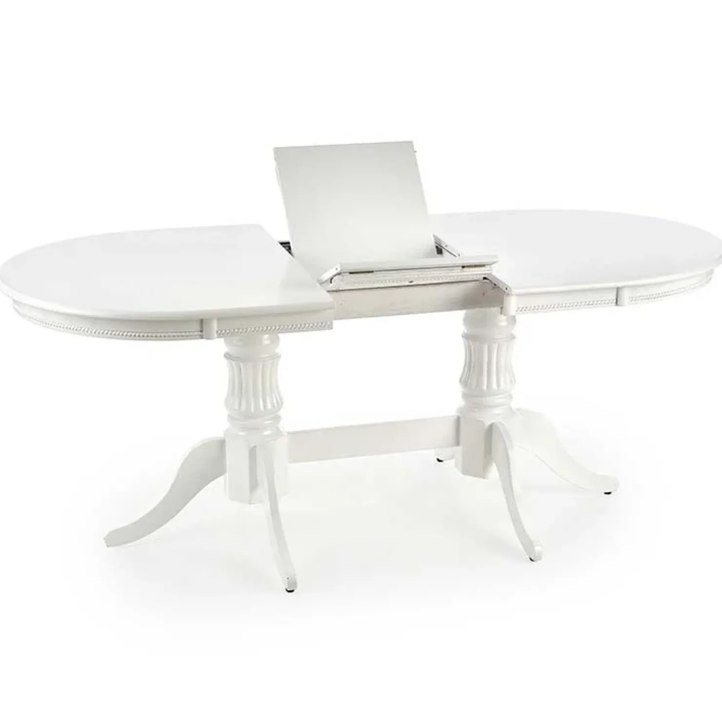 Garnero Arredamenti Tavolo 150/190cm da pranzo allungabile moderno bianco lucido Duncan Outlet