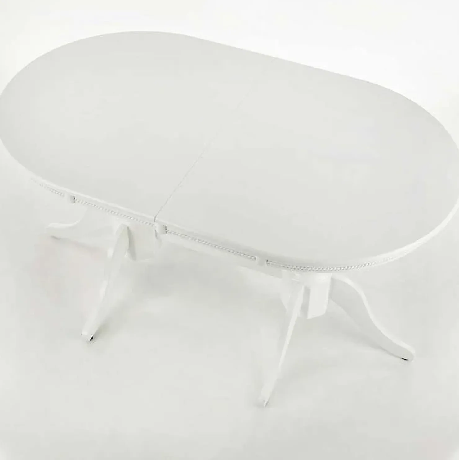 Garnero Arredamenti Tavolo 150/190cm da pranzo allungabile moderno bianco lucido Duncan Outlet