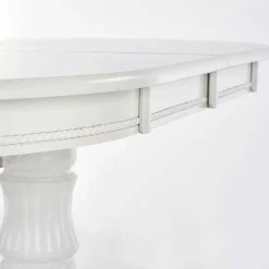 Garnero Arredamenti Tavolo 150/190cm da pranzo allungabile moderno bianco lucido Duncan Outlet