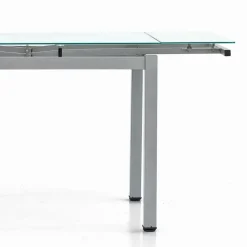 Garnero Arredamenti Tavolo 110/170cm in vetro allungabile metallo Liem Gihome® Grigio Online