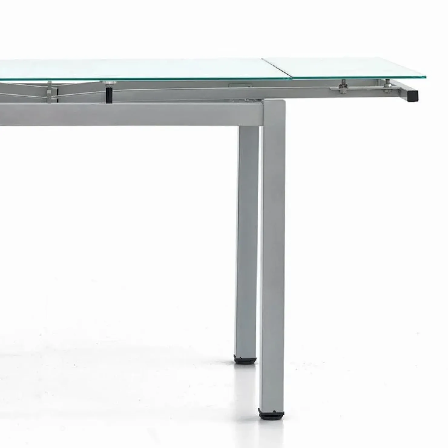 Garnero Arredamenti Tavolo 110/170cm in vetro allungabile metallo Liem Gihome® Grigio Online