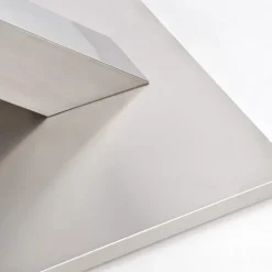 Garnero Arredamenti Tavolo 160/220cm in vetro allungabile bianco lucido Iride Gihome® Bianco Lucido - Grigio Online