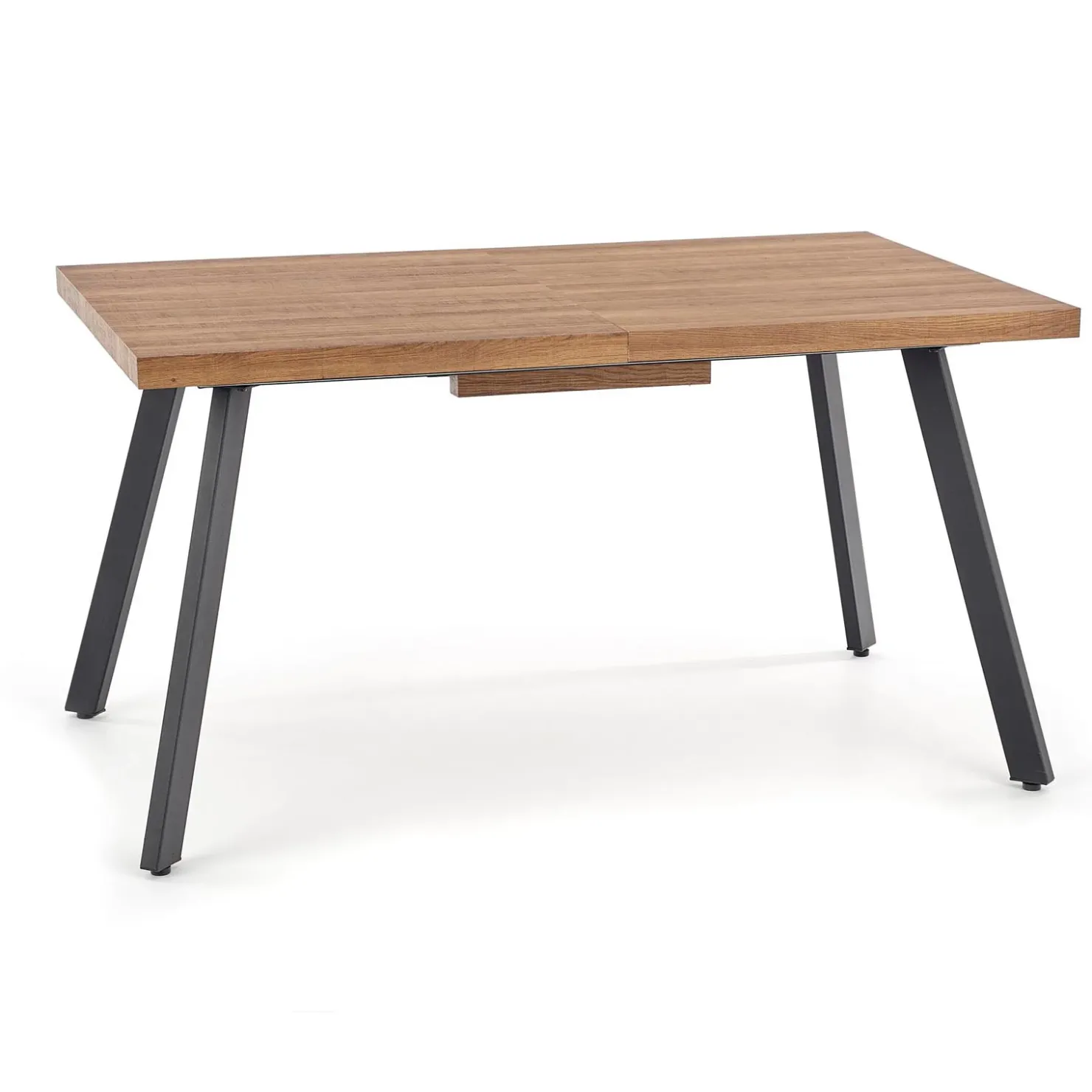 Garnero Arredamenti Tavolo 140/180cm rettangolare allungabile noce miele nero Meja Outlet