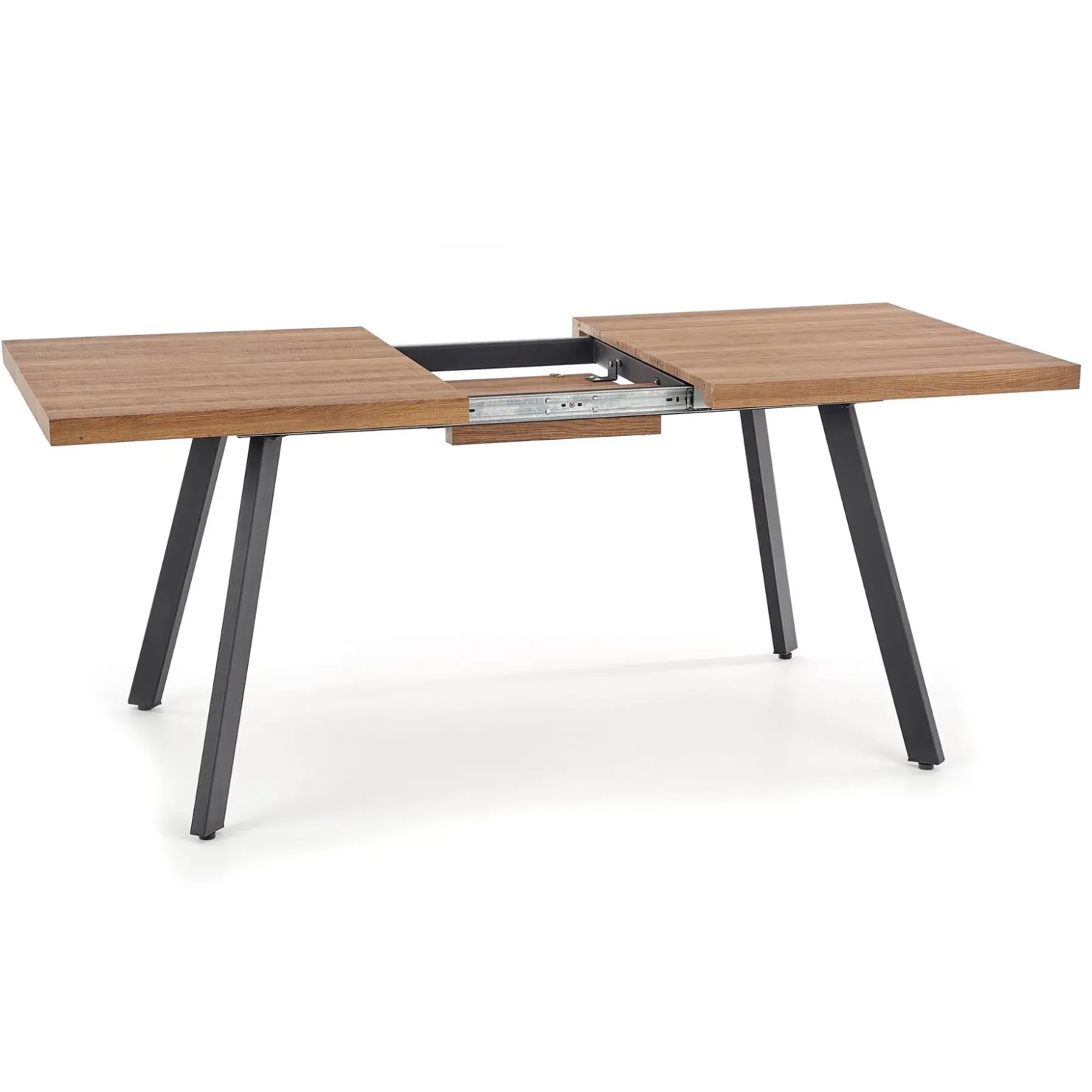 Garnero Arredamenti Tavolo 140/180cm rettangolare allungabile noce miele nero Meja Outlet