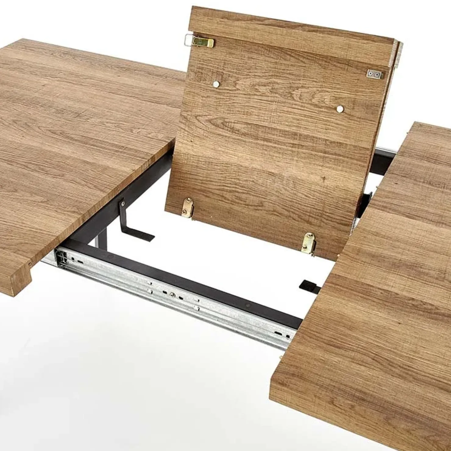 Garnero Arredamenti Tavolo 140/180cm rettangolare allungabile noce miele nero Meja Outlet