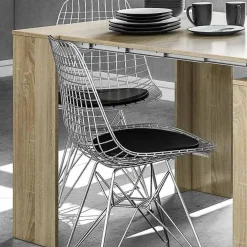 Garnero Arredamenti Tavolo consolle allungabile 51/237cm naturale Asia Gihome® Rovere Discount