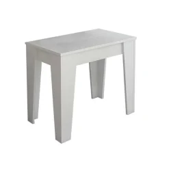 Garnero Arredamenti Tavolo consolle allungabile 54-306x90 cm bianco frassino Grace Gihome® Bianco Frassinato New