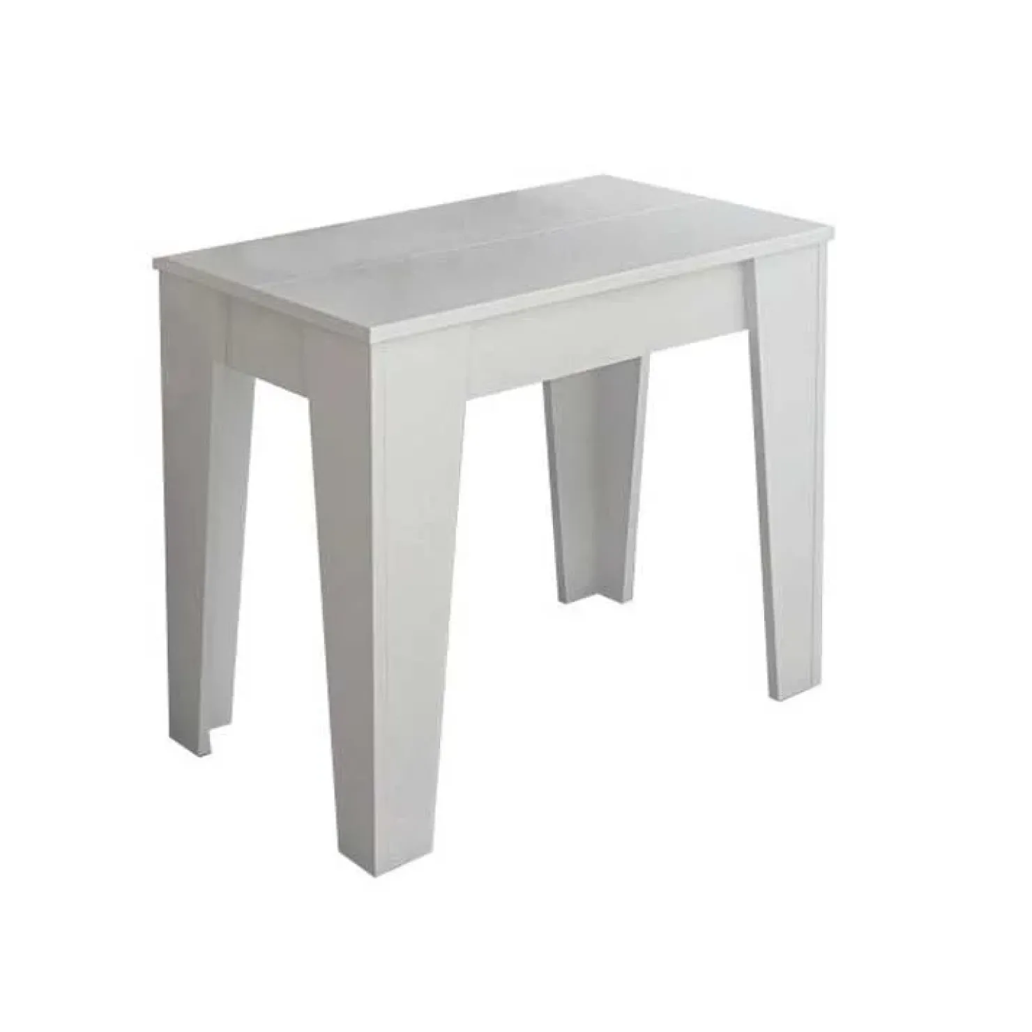 Garnero Arredamenti Tavolo consolle allungabile 54-306x90 cm bianco frassino Grace Gihome® Bianco Frassinato New