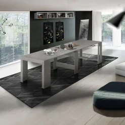 Garnero Arredamenti Tavolo consolle allungabile 50-300cm grigio Zenzero Cemento Online