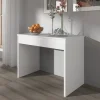 Garnero Arredamenti Tavolo consolle allungabile moderno 50/302cm bianco opaco Giada Online