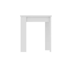 Garnero Arredamenti Tavolo da cucina allungabile 67-134x67cm in legno bianco Koke Online