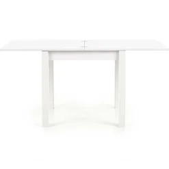 Garnero Arredamenti Tavolo da pranzo allungabile moderno 80/160cm bianco Akainu Bianco Opaco