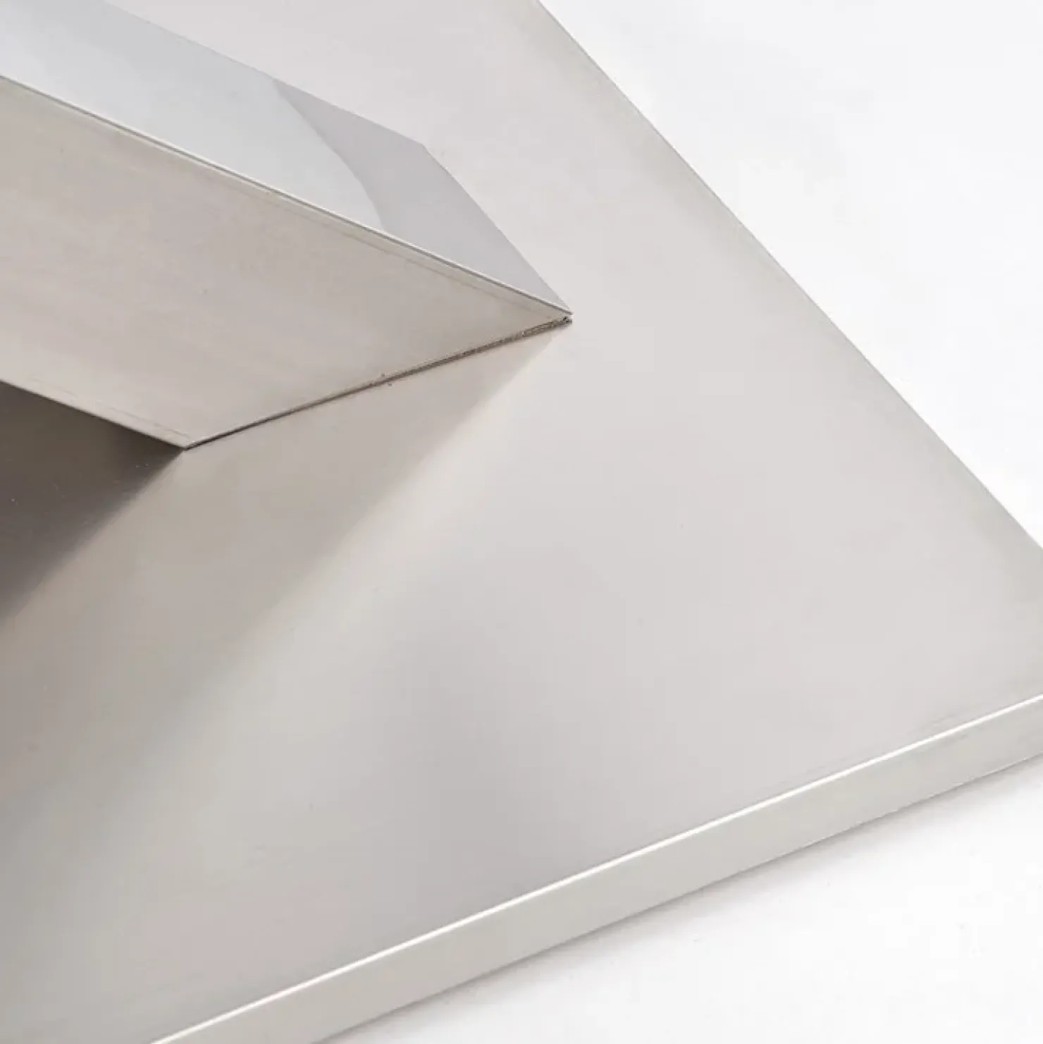 Garnero Arredamenti Tavolo da pranzo allungabile 160/220cm moderno bianco lucido Iride Gihome® Bianco Lucido - Argento Best